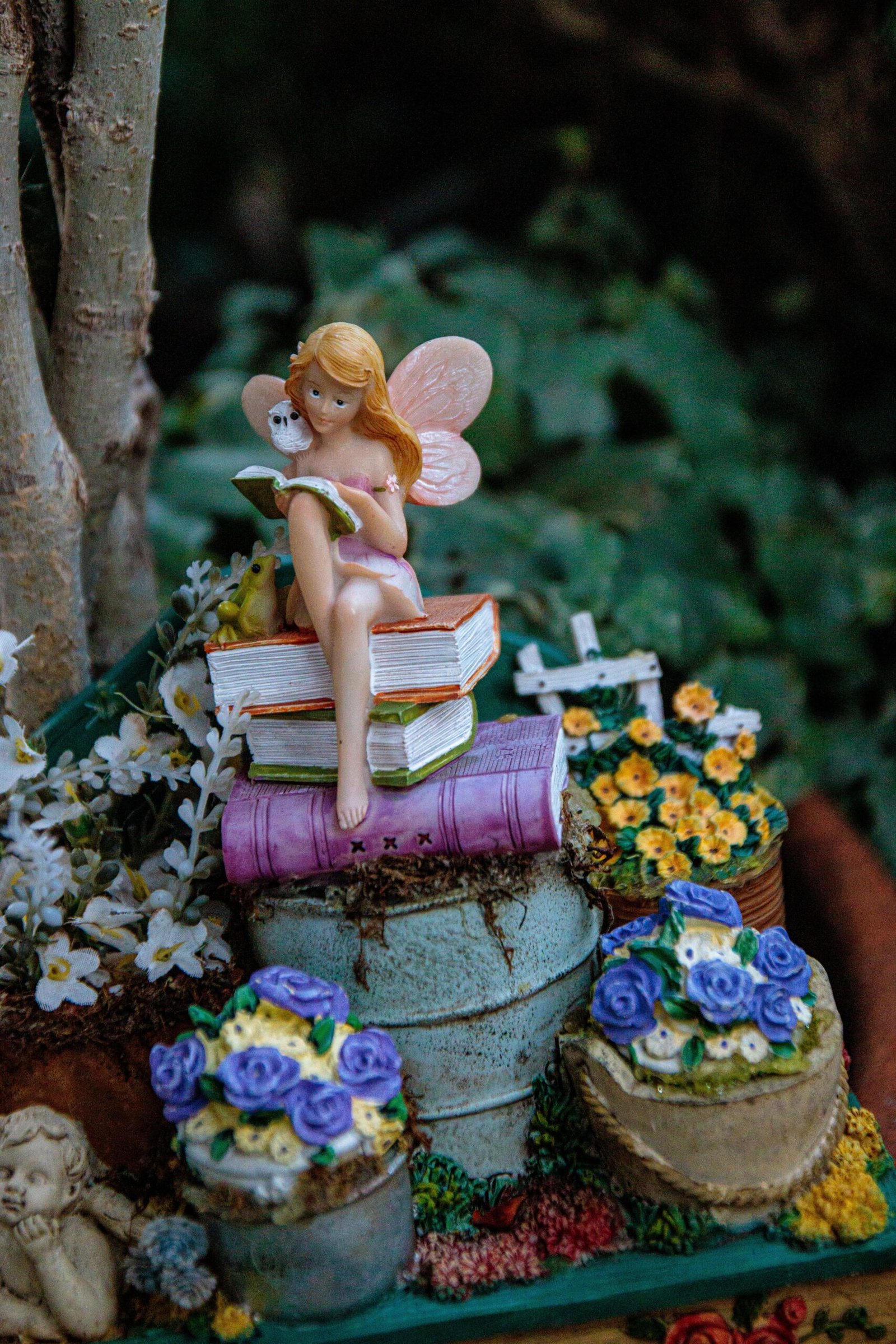 How I Made a Fairy Garden Out of Things I Already Had