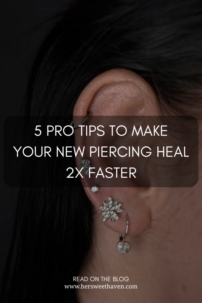 ear piercing healing