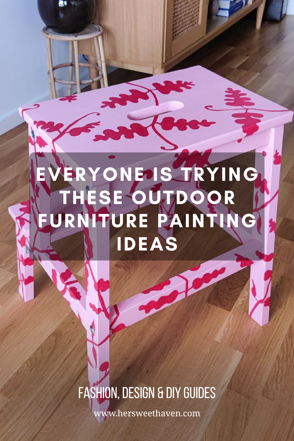 Cheap DIY Outdoor Furniture Painting Ideas You Can Make Easily