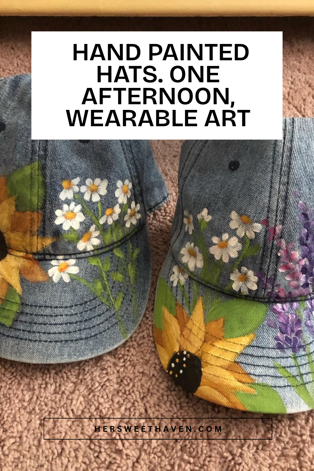 Hand-Painted Hats: Wear Them or Make Your Own