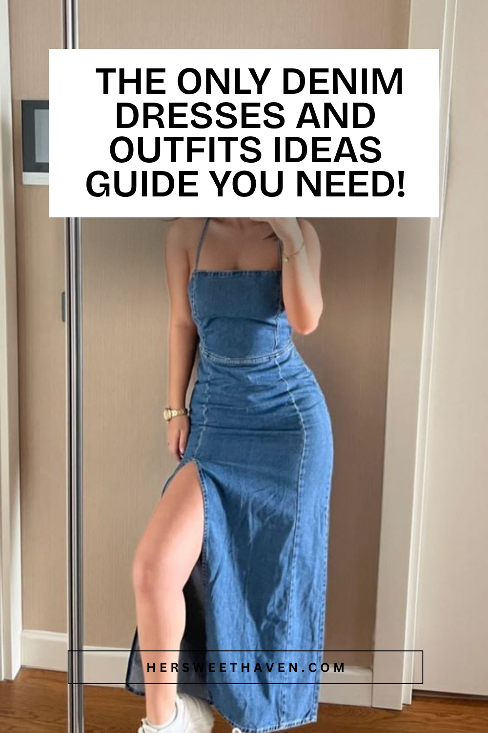 Why I Reach for Denim Dresses All Year Round
