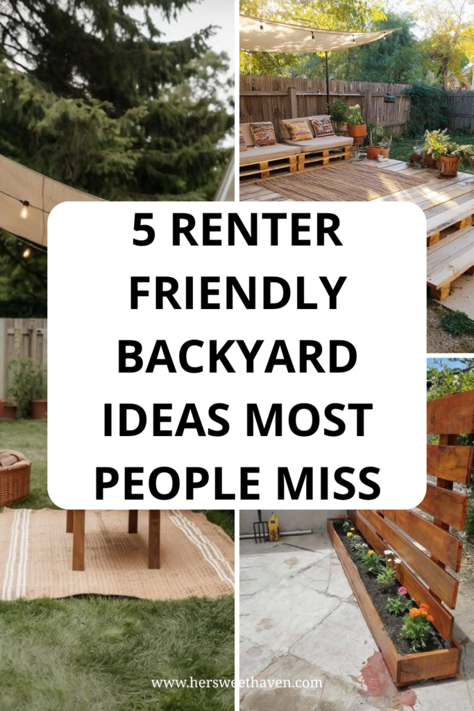Renter-Friendly Backyard Upgrades You Can Take With You