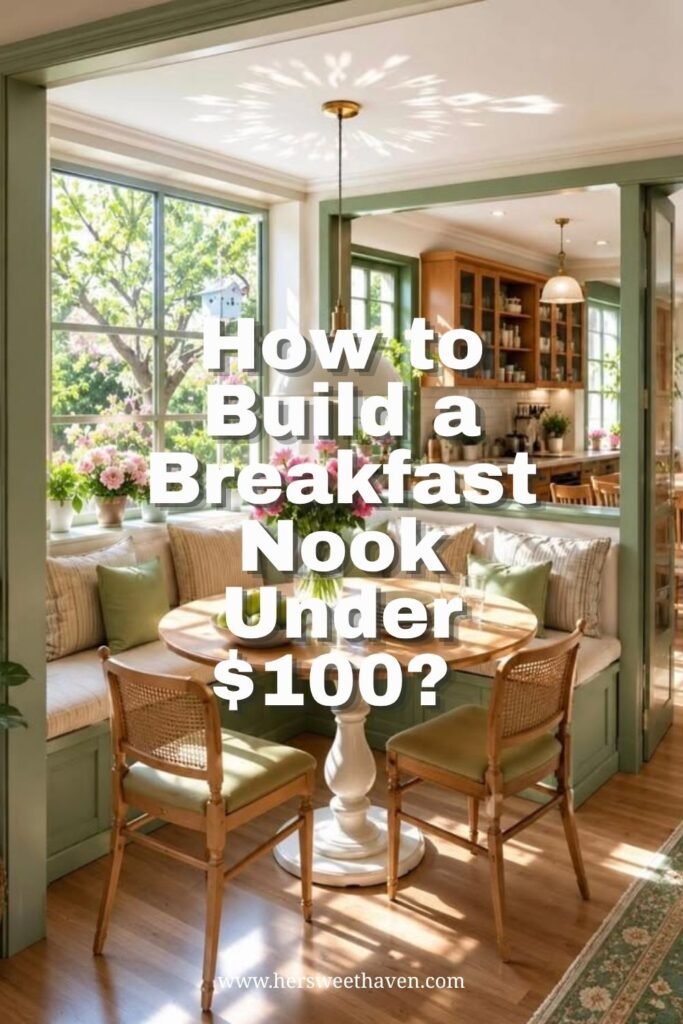 How To Make a Perfect Cozy Breakfast Nook With Minimal Effort
