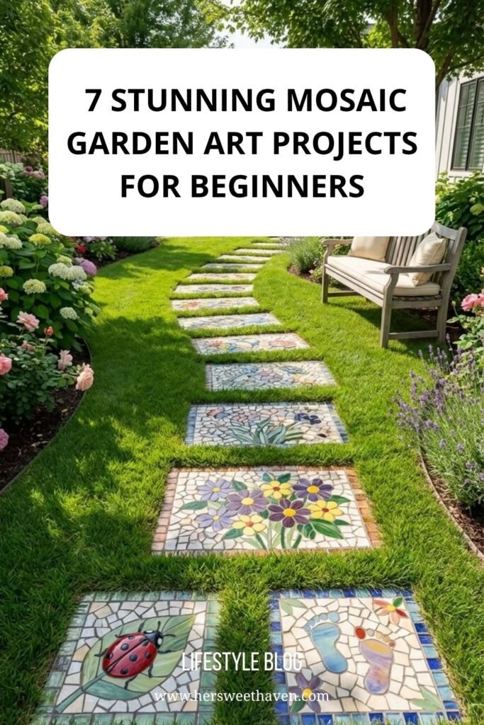 Colorful Mosaic Art Ideas for a One-of-a-Kind Garden