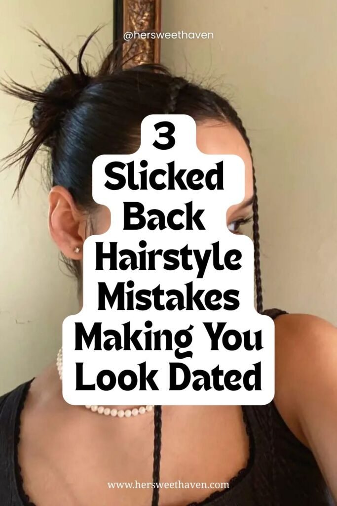 Why Won't Your Slicked Back Hairstyle Stay in Place?