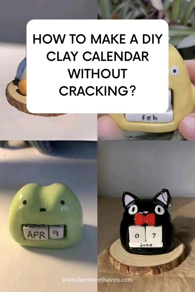 How to Make a DIY Clay Calendar Without Cracking