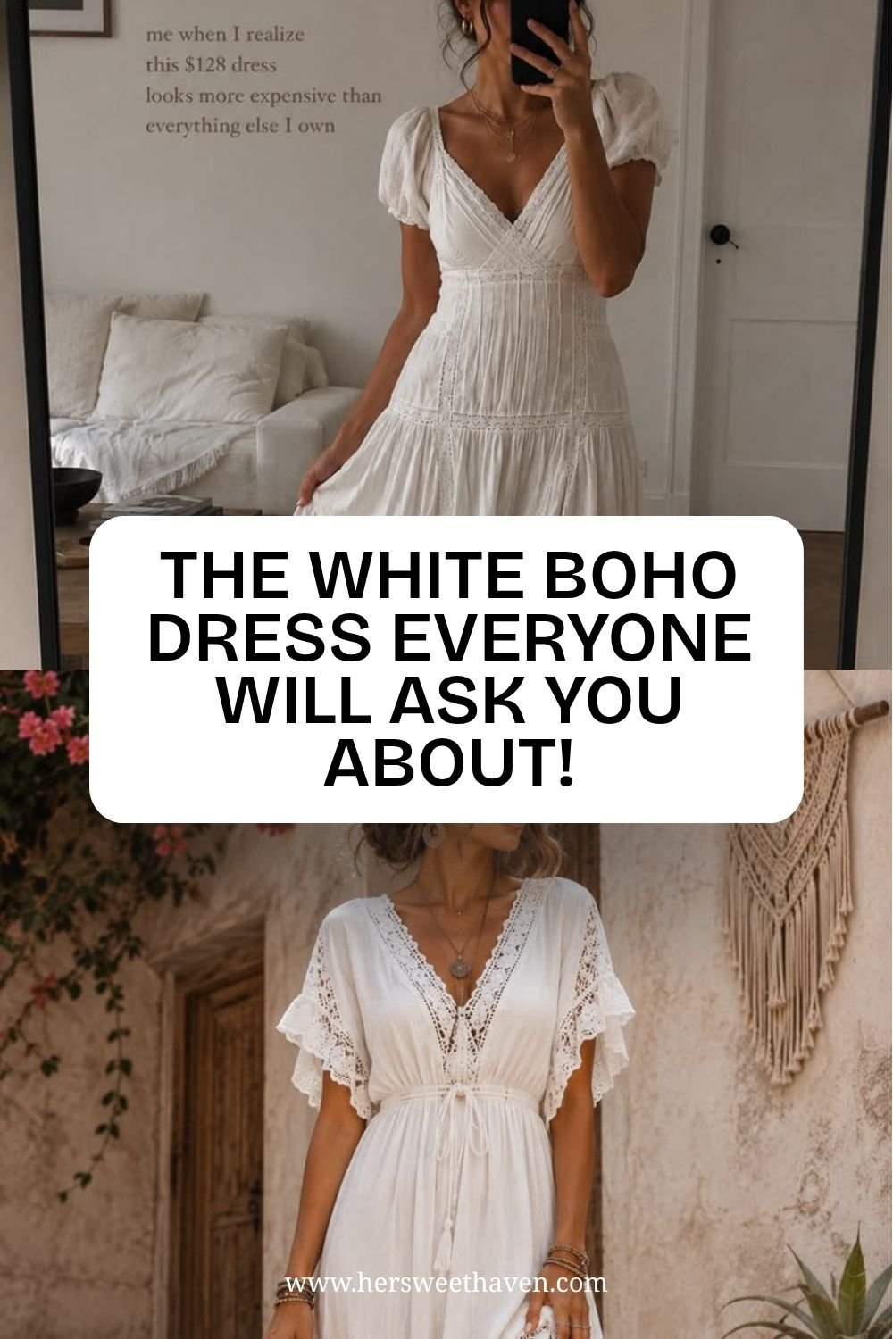 White Boho Dresses for an Effortlessly Chic Look