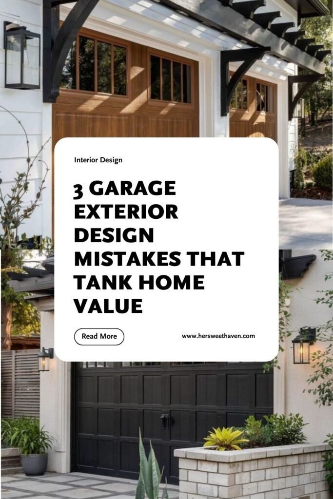 3 Garage Exterior Design Mistakes That Tank Home Value