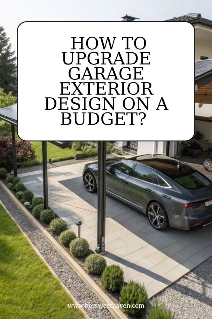 How to Upgrade Garage Exterior Design on a Budget