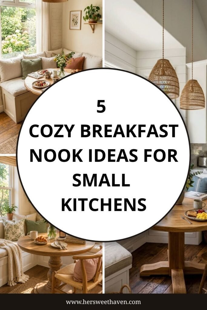 5 Cozy Breakfast Nook Ideas for Small Kitchens
