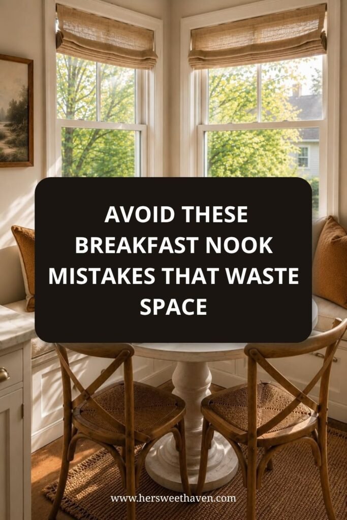 Avoid These Breakfast Nook Mistakes That Waste Space