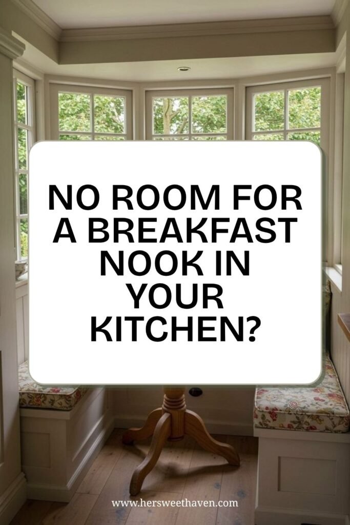No Room for a Breakfast Nook in Your Kitchen?