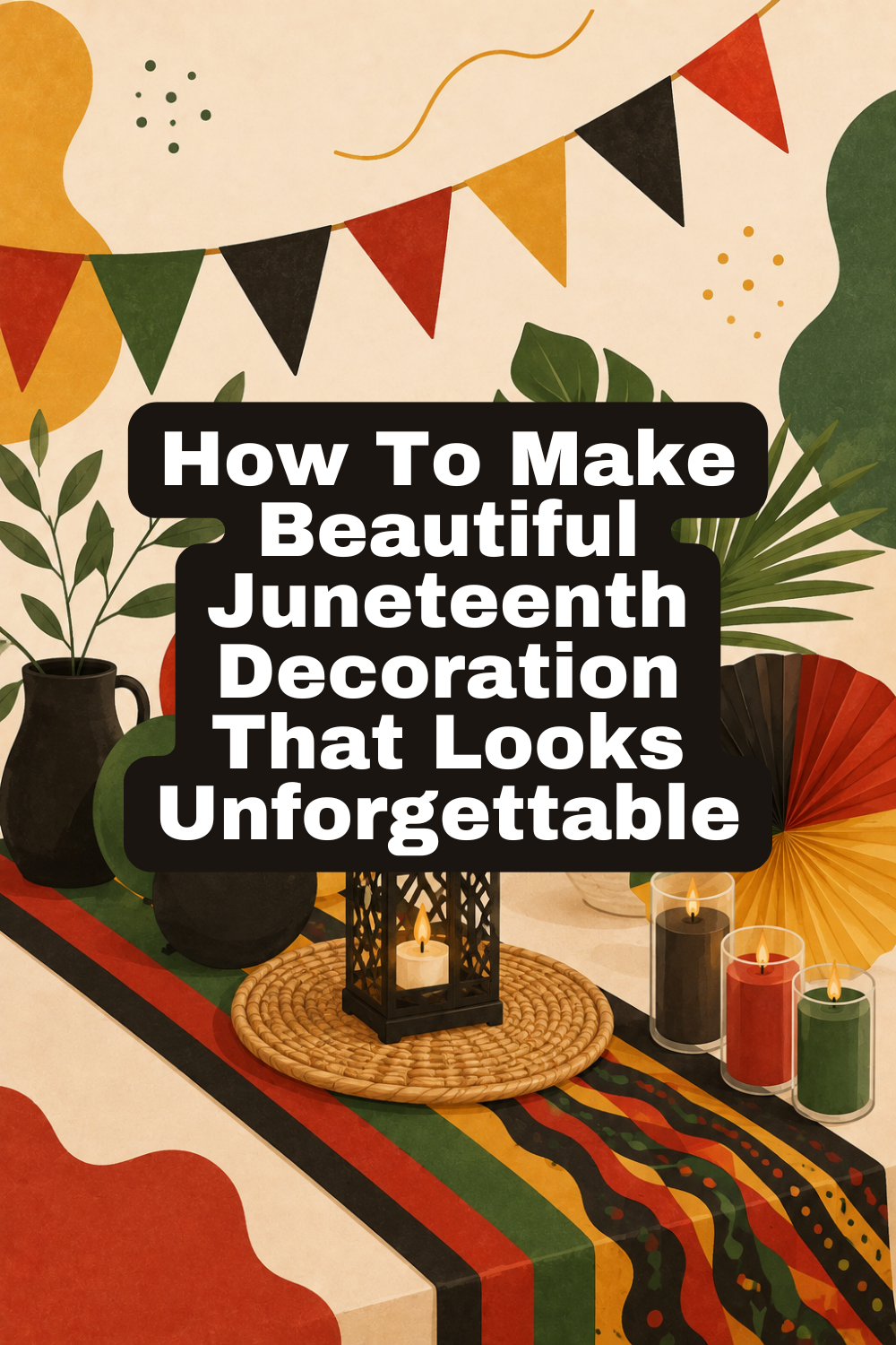 How To Make Beautiful Juneteenth Decoration That Looks Unforgettable