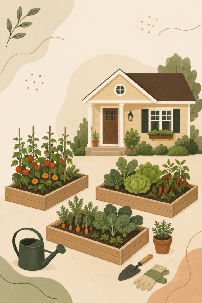 Front Yard Vegetable Gardens That Look Better Than Lawns