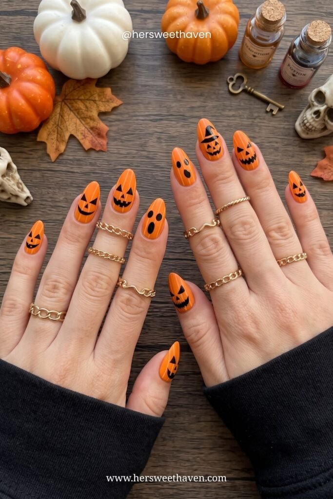 The Jack-o'-Lantern Almonds
