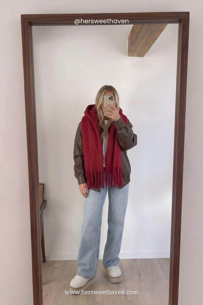 The Red Hooded Scarf Moment