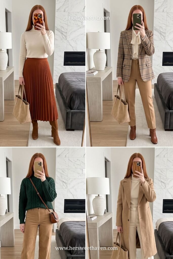 Neutral Thanksgiving Outfits Can Be Just as Festive