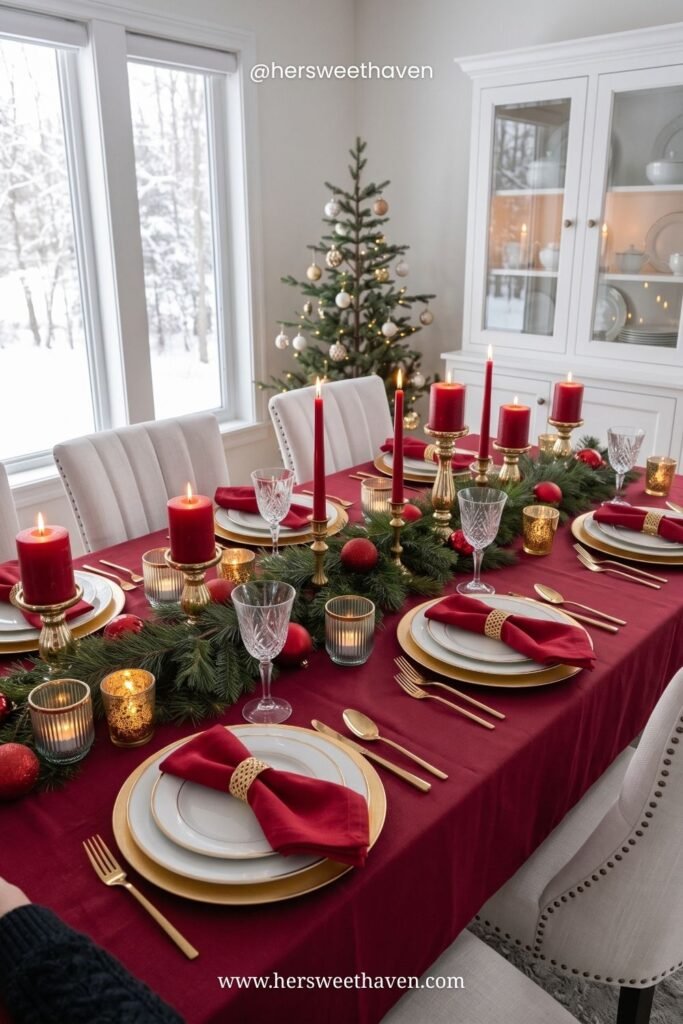 Why Candlelight Is the Secret to an Easy Christmas Tablescape