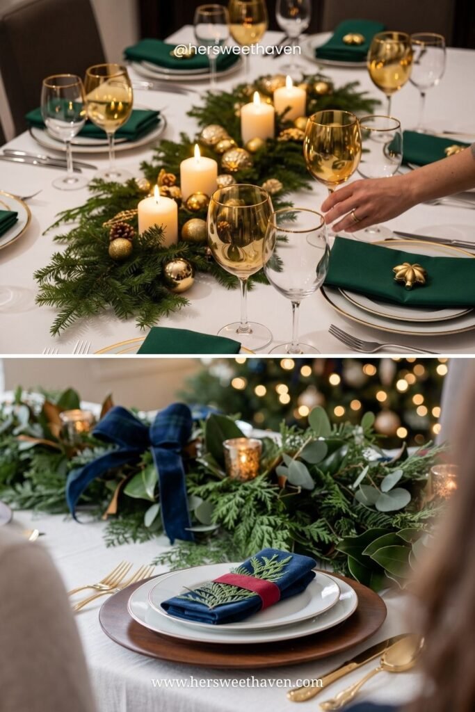 The Refined Ones: Green-Gold and Navy