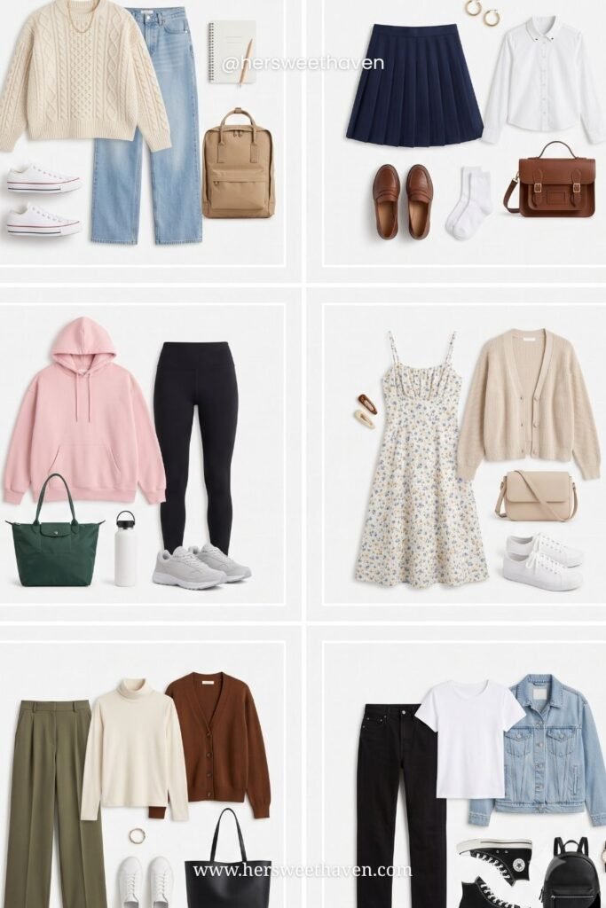 The Grunge and Sporty Looks
