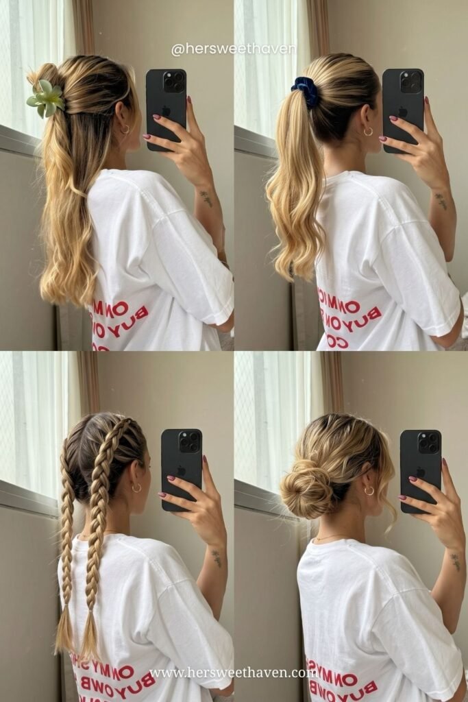 The Ponytails and Half-Ups