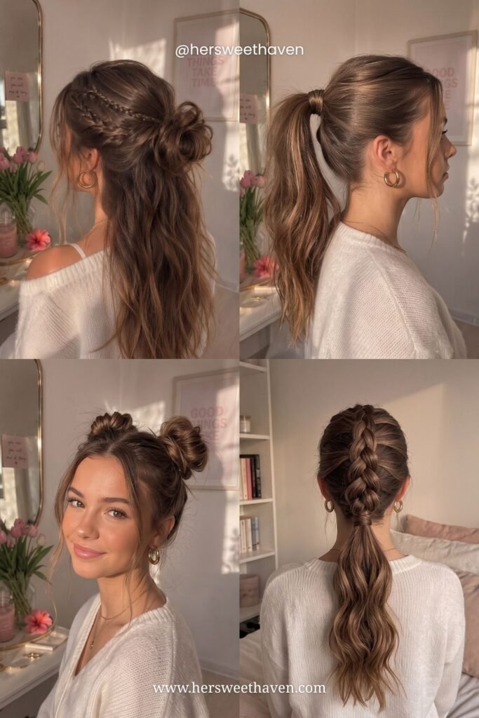 The Ponytails and Half-Ups