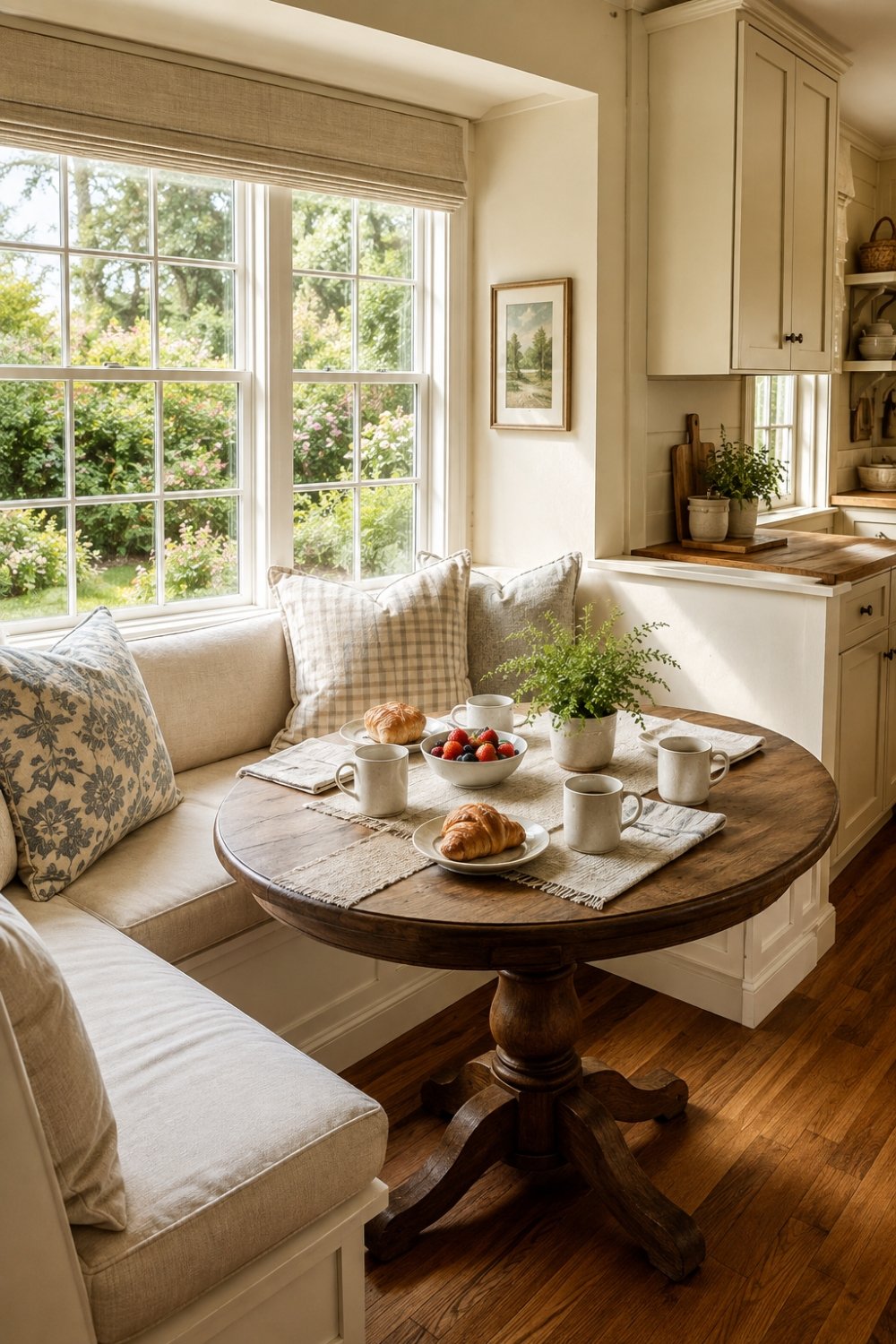 How To Make a Perfect Cozy Breakfast Nook With Minimal Effort