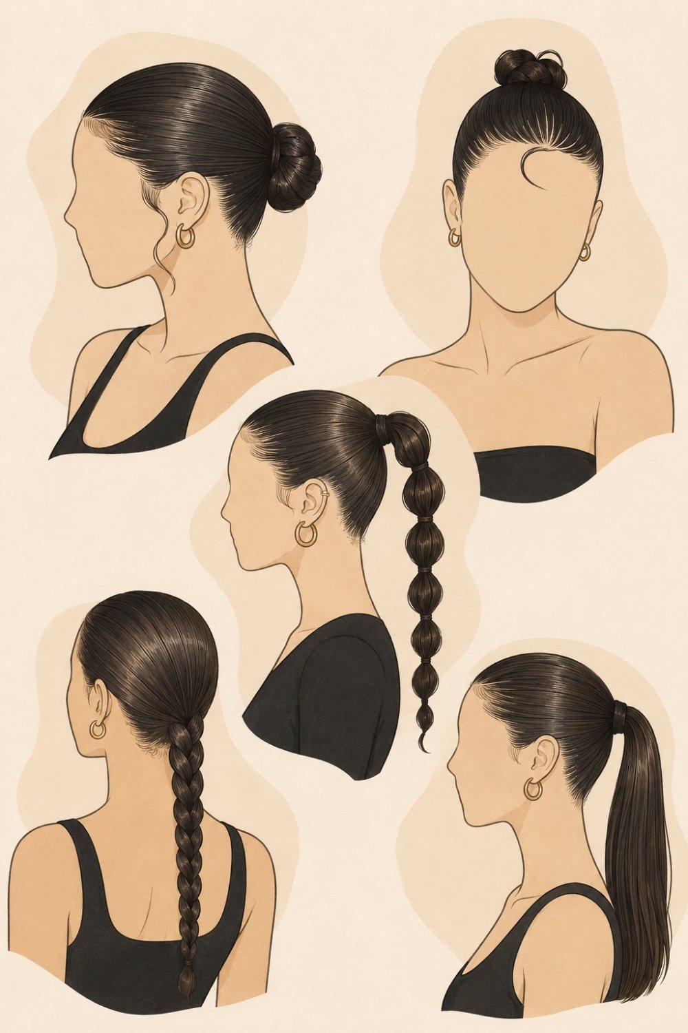 Slicked Front Hairstyle Ideas for a Polished Look