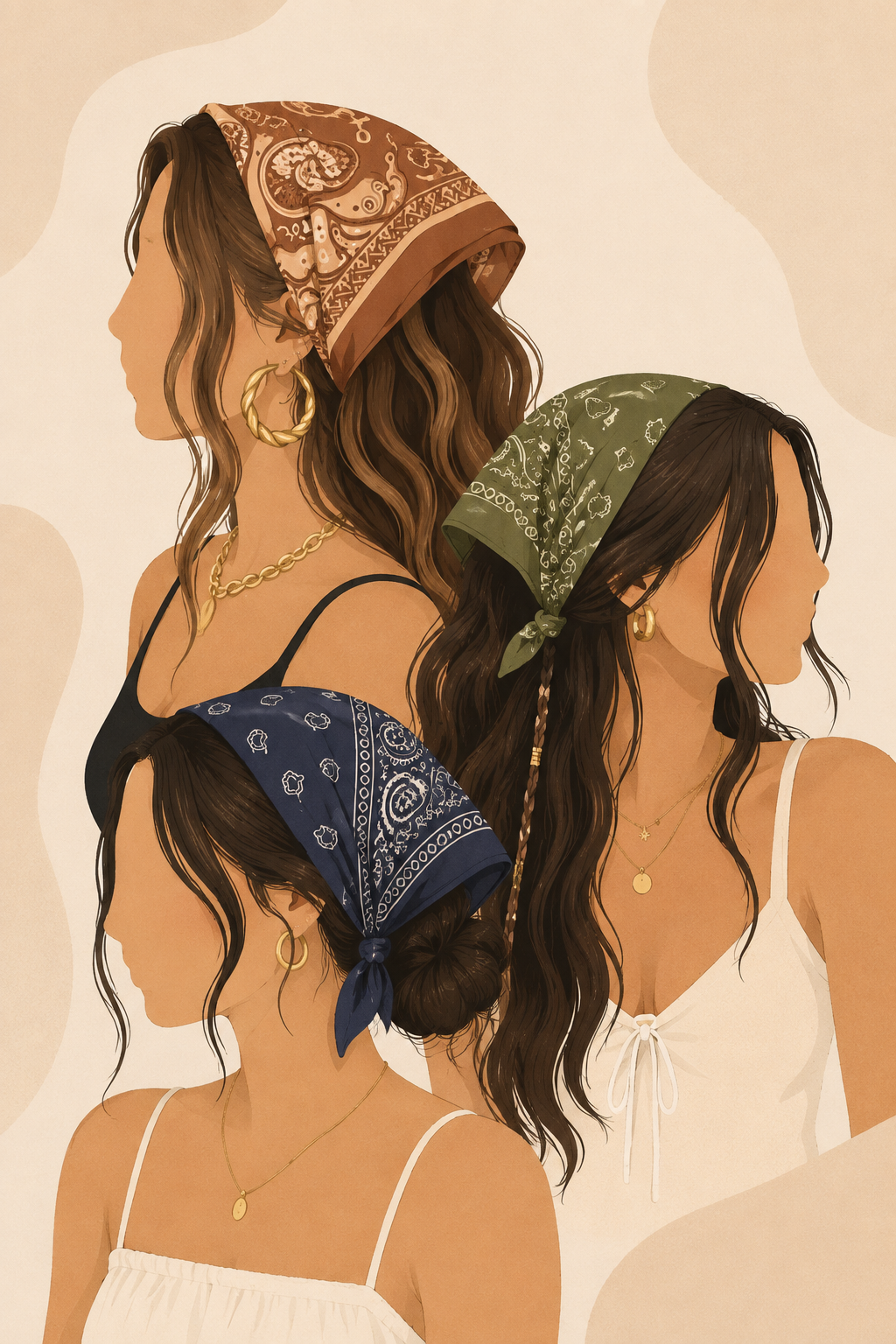 How to Wear Bandanas When Your Hair Refuses to Cooperate